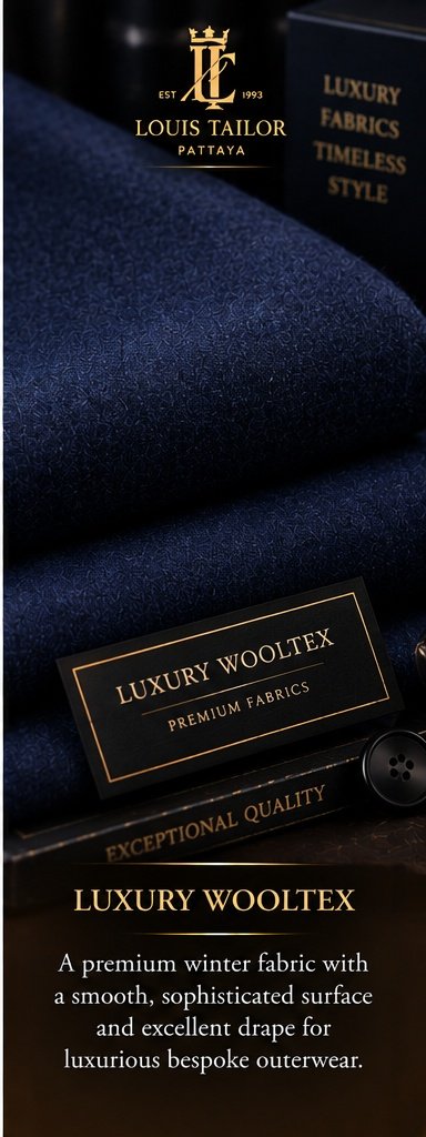 Luxury Wooltex Winter Coat Fabric - Louis Tailor Pattaya