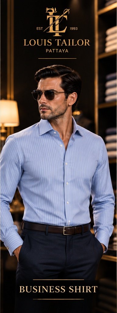 Bespoke business shirt in Pattaya